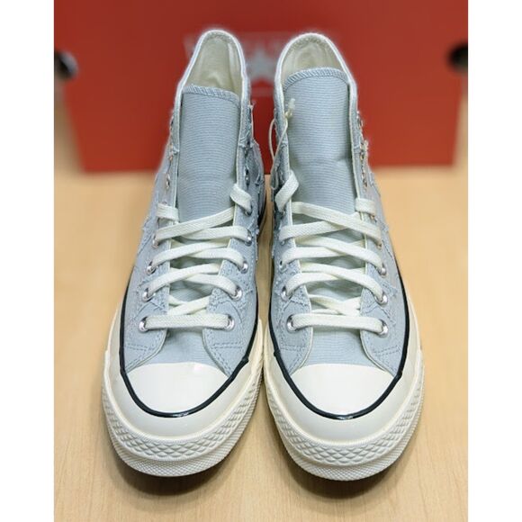 Converse Chuck 70 Archive Stars Rainwashed Grey Unisex High Top Sneakers NIB - Picture 5 of 14